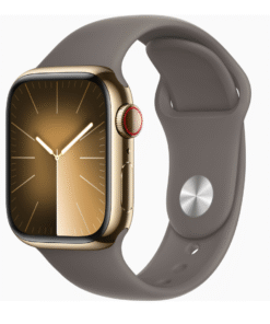 Apple Watch Series 9 (Stainless Steel | Sport Band | GPS + Cellular) Smart Watch