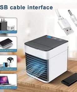 Mini Cooler For Room Cooling Mini Cooler Air Cooler Portable Air Conditioners For Home Office Artic Cooler 3 In 1 Conditioner Mini Air Cooler Mini Cooler Cooler (C8)