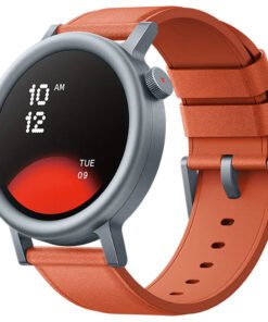 CMF Watch Pro 2 D398 Smart Watch (45mm - GPS) Ash Gray Metal Case With Orange Leather Strap