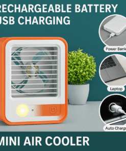 Mini Air Cooler With Rechargeable Battery ? Compact Cooling For Summer Heat Relief