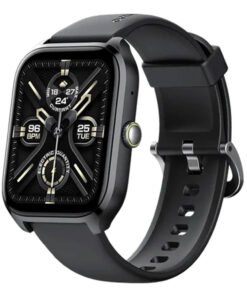 Oraimo Watch 5 Lite OSW-804 Smart Watch Black Case With Black Silicone Strap