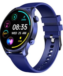 Riversong Motive 7C SW71 Smart Watch Navy Blue Case With Navy Blue Silicone Strap