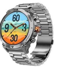 Smart Gate SGW-RGSL Smart Watch (50mm) Silver Case With Silver Strap