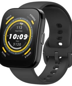 Amazfit Bip 5 Smart Watch (46mm - GPS) Plastic Case With Soft Black Silicone Strap