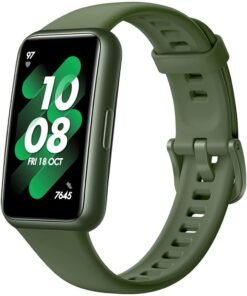 Huawei Band 7 LEA-B19 Green Durable Polymer Case With Wilderness Green Silicone Strap