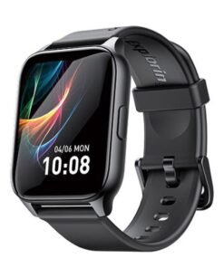 Oraimo Watch 4 Plus OSW-801 Smart Watch Black Case With Black Silicone Strap